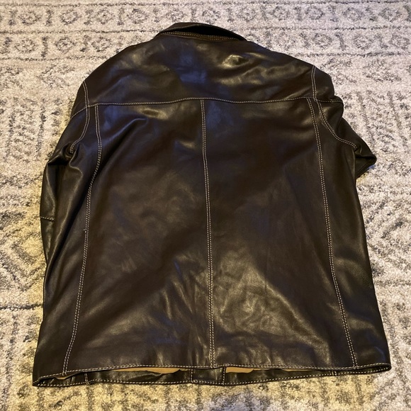 Marc New York brown leather jacket - Picture 5 of 7
